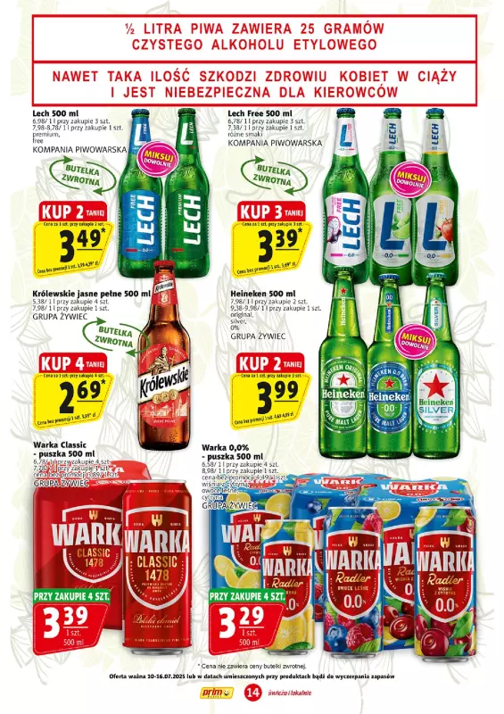 Prim Market - gazetka promocyjna Gazetka od czwartku 10.07 do środy 16.07 - strona 14