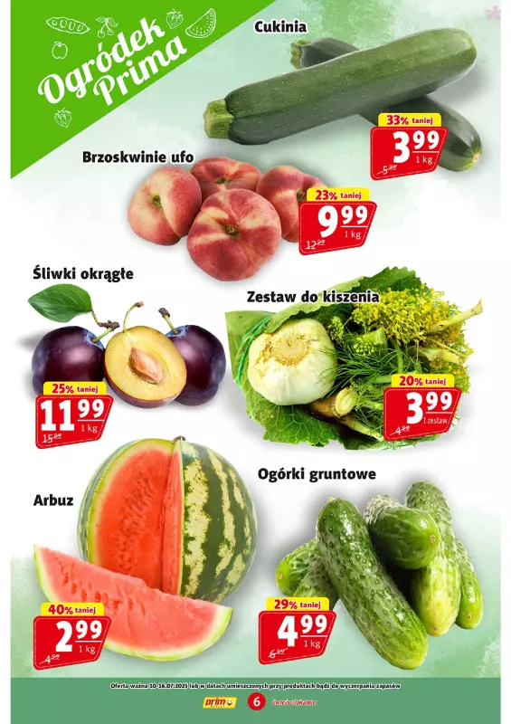 Prim Market - gazetka promocyjna Gazetka od czwartku 10.07 do środy 16.07 - strona 6