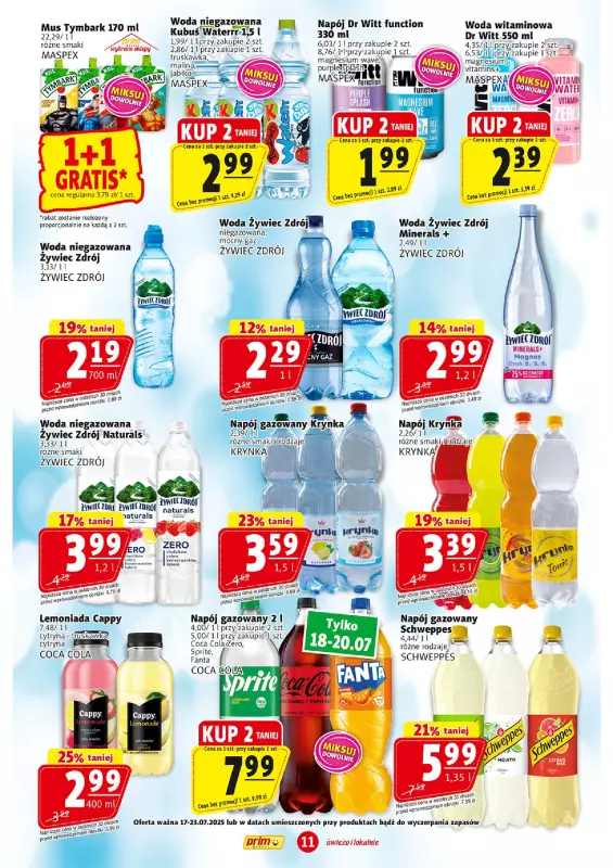 Prim Market - gazetka promocyjna Gazetka od czwartku 17.07 do środy 23.07 - strona 11