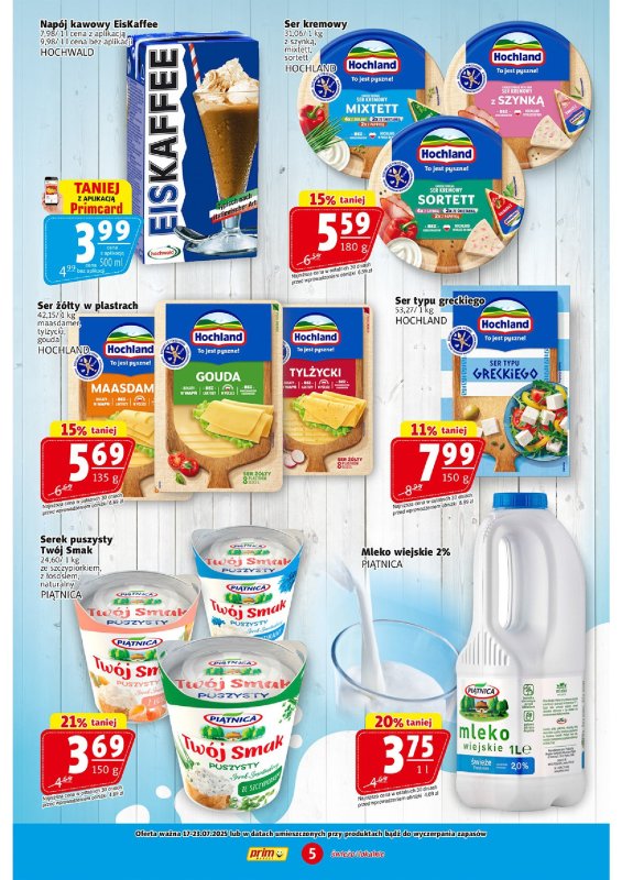 Prim Market - gazetka promocyjna Gazetka od czwartku 17.07 do środy 23.07 - strona 5