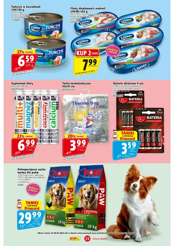 Prim Market - gazetka promocyjna Gazetka od czwartku 24.07 do środy 30.07 - strona 15