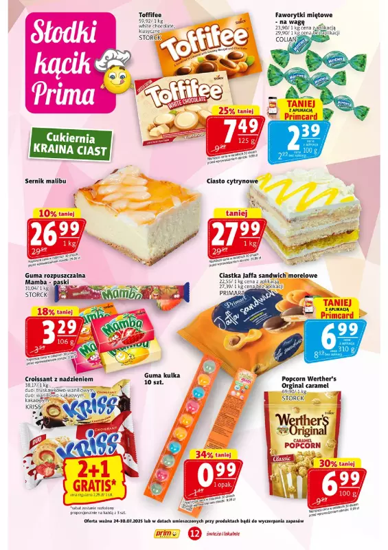 Prim Market - gazetka promocyjna Gazetka od czwartku 24.07 do środy 30.07 - strona 12