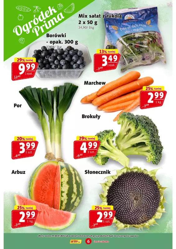 Prim Market - gazetka promocyjna Gazetka od czwartku 24.07 do środy 30.07 - strona 6