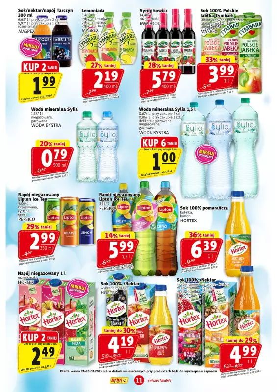 Prim Market - gazetka promocyjna Gazetka od czwartku 24.07 do środy 30.07 - strona 11