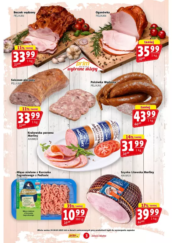 Prim Market - gazetka promocyjna Gazetka od czwartku 24.07 do środy 30.07 - strona 3