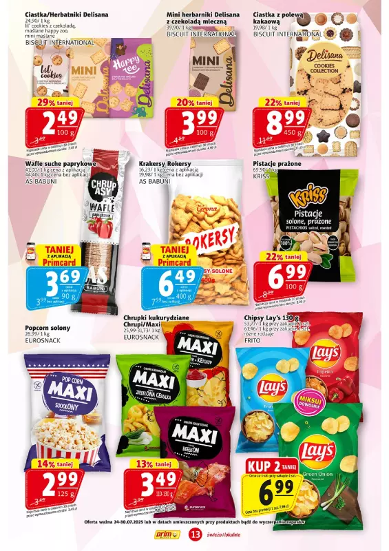 Prim Market - gazetka promocyjna Gazetka od czwartku 24.07 do środy 30.07 - strona 13