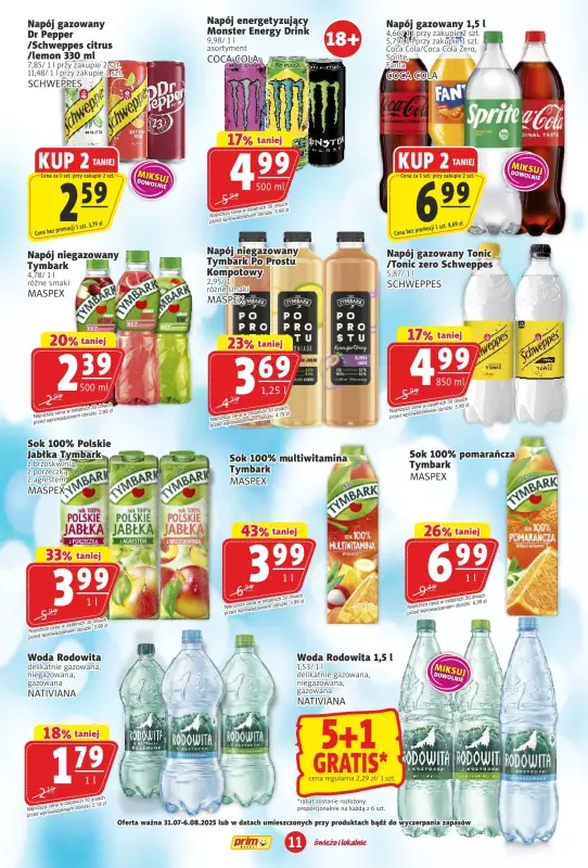 Prim Market - gazetka promocyjna Gazetka od czwartku 31.07 do środy 06.08 - strona 11