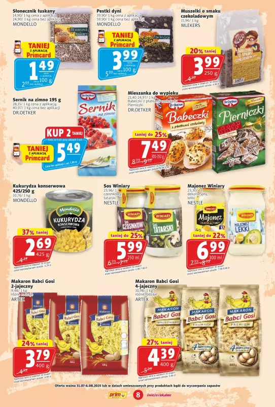 Prim Market - gazetka promocyjna Gazetka od czwartku 31.07 do środy 06.08 - strona 8