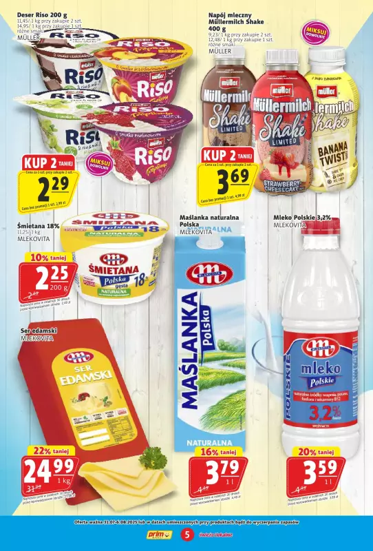 Prim Market - gazetka promocyjna Gazetka od czwartku 31.07 do środy 06.08 - strona 5