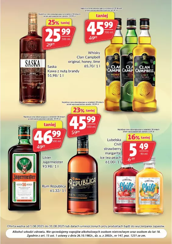 Prim Market - gazetka promocyjna Oferta alkoholowa od piątku 01.08 do niedzieli 31.08 - strona 4