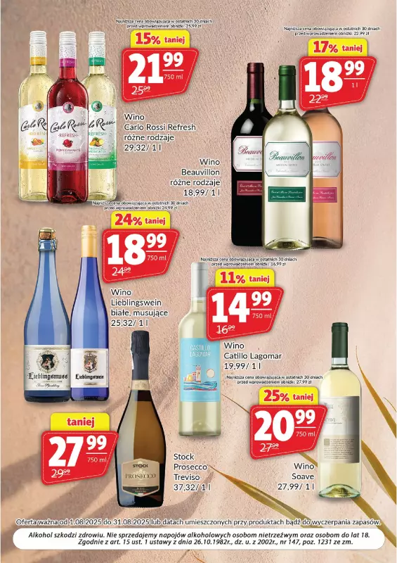 Prim Market - gazetka promocyjna Oferta alkoholowa od piątku 01.08 do niedzieli 31.08 - strona 6