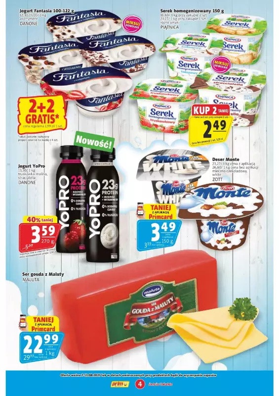 Prim Market - gazetka promocyjna Gazetka od czwartku 07.08 do środy 13.08 - strona 4
