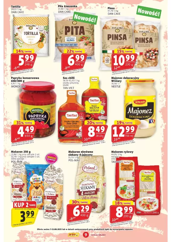 Prim Market - gazetka promocyjna Gazetka od czwartku 07.08 do środy 13.08 - strona 9