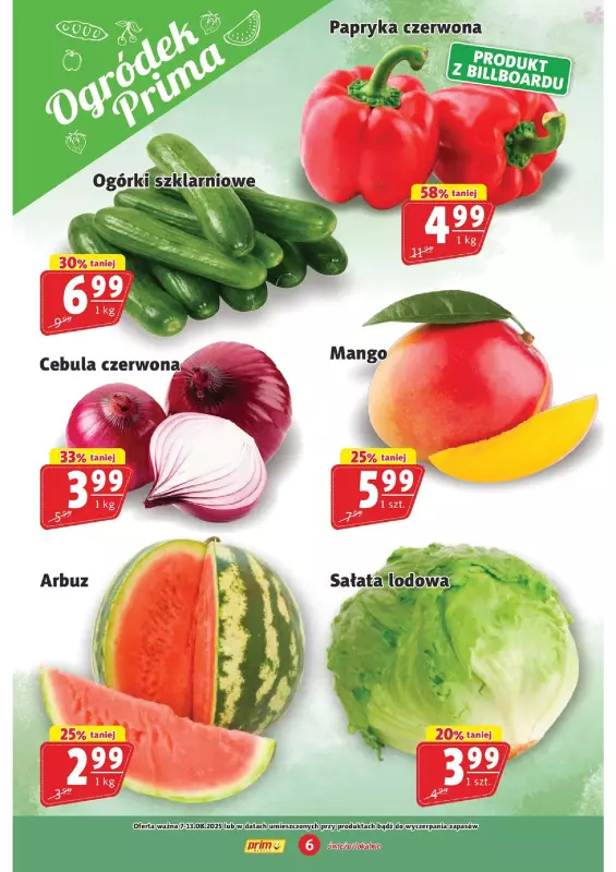 Prim Market - gazetka promocyjna Gazetka od czwartku 07.08 do środy 13.08 - strona 6