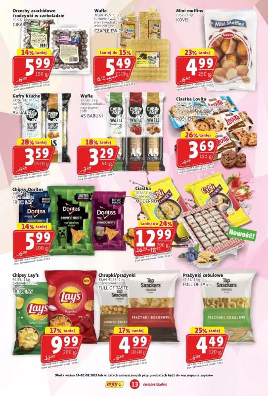 Prim Market - gazetka promocyjna Gazetka od czwartku 14.08 do środy 20.08 - strona 13