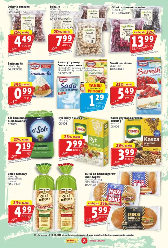 Prim Market - gazetka promocyjna Gazetka od czwartku 14.08 do środy 20.08 - strona 8