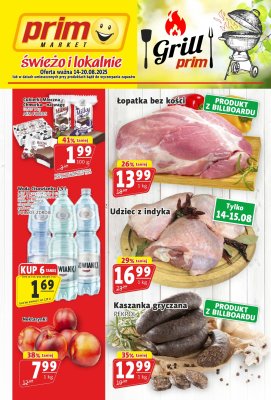 Prim Market - gazetka promocyjna Gazetka od czwartku 14.08 do środy 20.08