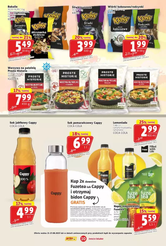 Prim Market - gazetka promocyjna Gazetka od czwartku 21.08 do środy 27.08 - strona 10