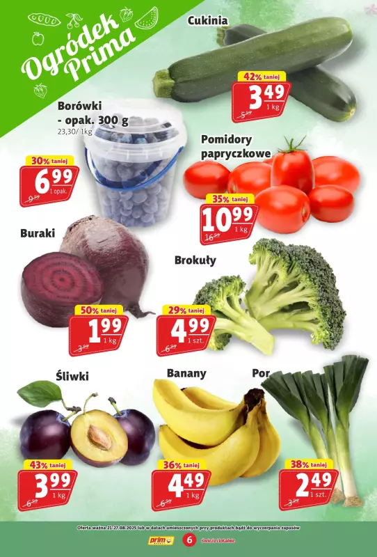 Prim Market - gazetka promocyjna Gazetka od czwartku 21.08 do środy 27.08 - strona 6