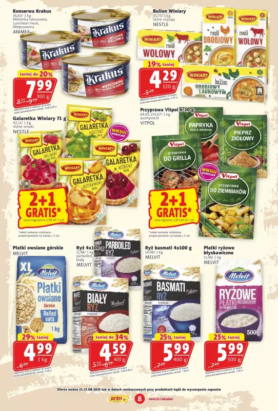 Prim Market - gazetka promocyjna Gazetka od czwartku 21.08 do środy 27.08 - strona 8
