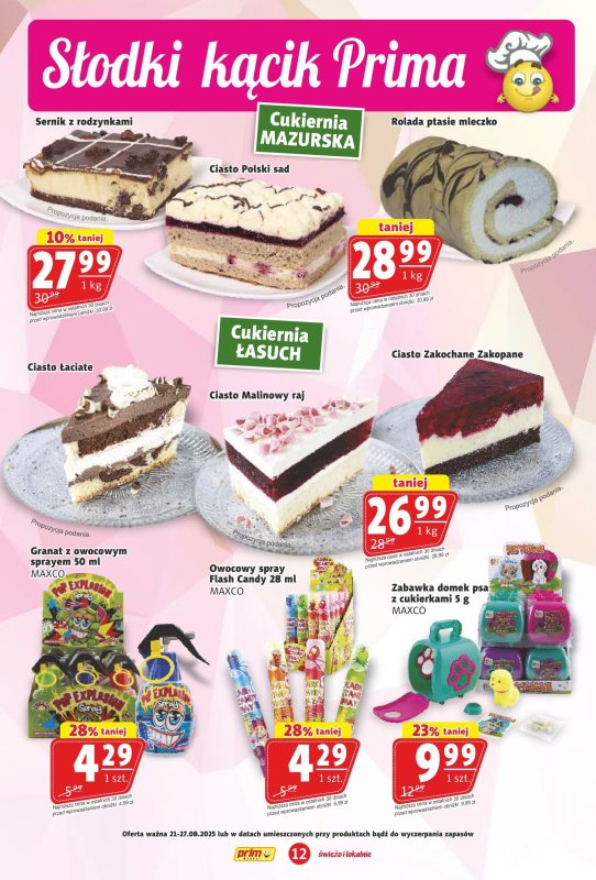 Prim Market - gazetka promocyjna Gazetka od czwartku 21.08 do środy 27.08 - strona 12