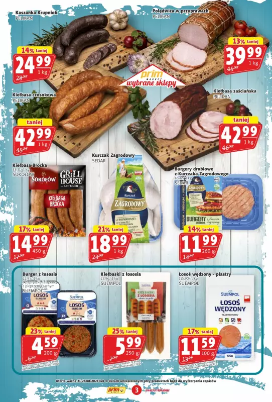 Prim Market - gazetka promocyjna Gazetka od czwartku 21.08 do środy 27.08 - strona 3