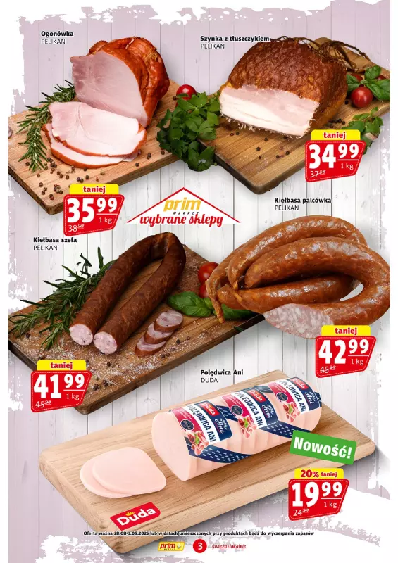 Prim Market - gazetka promocyjna Gazetka od czwartku 28.08 do środy 03.09 - strona 3