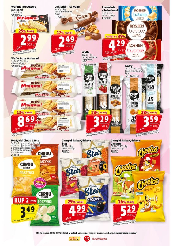 Prim Market - gazetka promocyjna Gazetka od czwartku 28.08 do środy 03.09 - strona 13