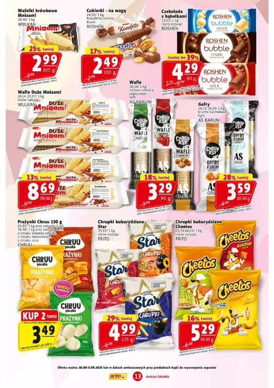 Prim Market - gazetka promocyjna Gazetka od czwartku 28.08 do środy 03.09 - strona 13