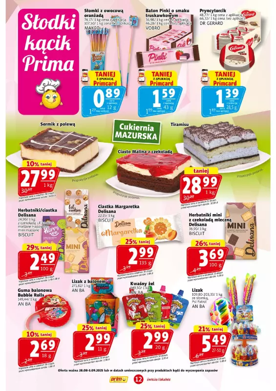 Prim Market - gazetka promocyjna Gazetka od czwartku 28.08 do środy 03.09 - strona 12
