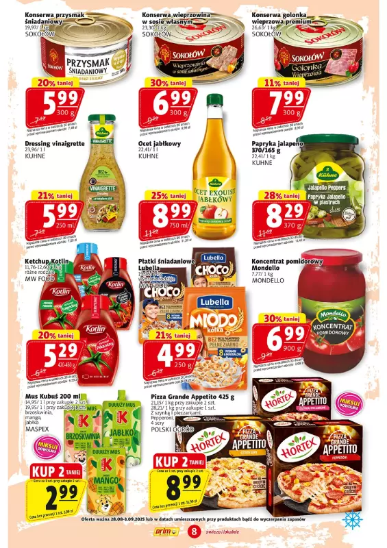 Prim Market - gazetka promocyjna Gazetka od czwartku 28.08 do środy 03.09 - strona 8