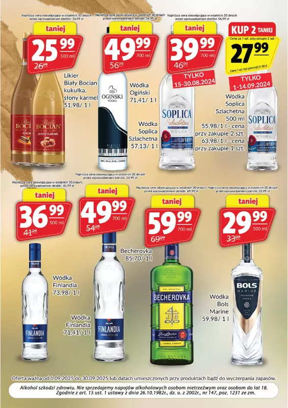 Prim Market - gazetka promocyjna Oferta alkoholowa od środy 03.09 do wtorku 30.09 - strona 4