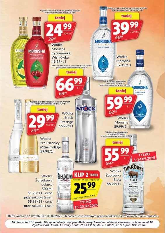Prim Market - gazetka promocyjna Oferta alkoholowa od środy 03.09 do wtorku 30.09 - strona 3