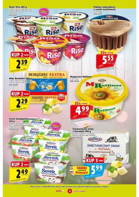 Prim Market - gazetka promocyjna Gazetka od czwartku 04.09 do środy 10.09 - strona 4