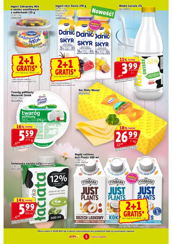 Prim Market - gazetka promocyjna Gazetka od czwartku 04.09 do środy 10.09 - strona 5