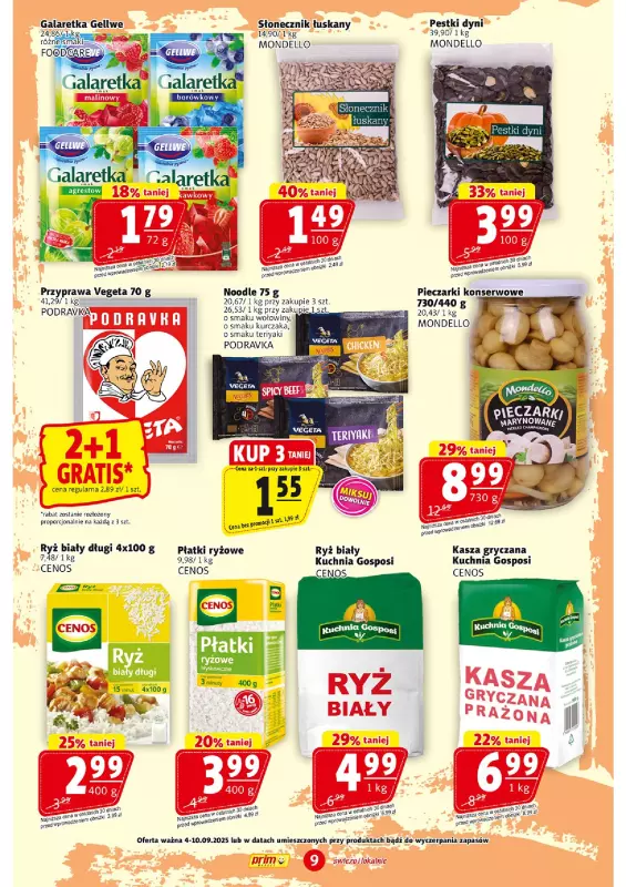 Prim Market - gazetka promocyjna Gazetka od czwartku 04.09 do środy 10.09 - strona 9