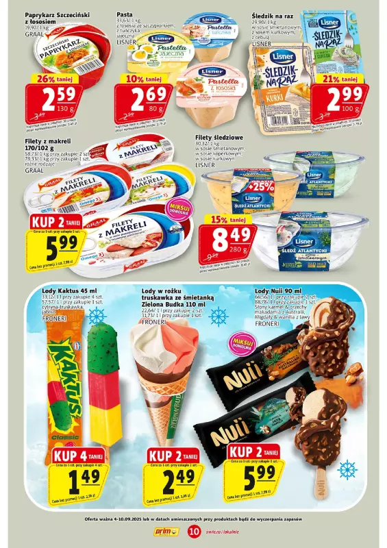 Prim Market - gazetka promocyjna Gazetka od czwartku 04.09 do środy 10.09 - strona 10