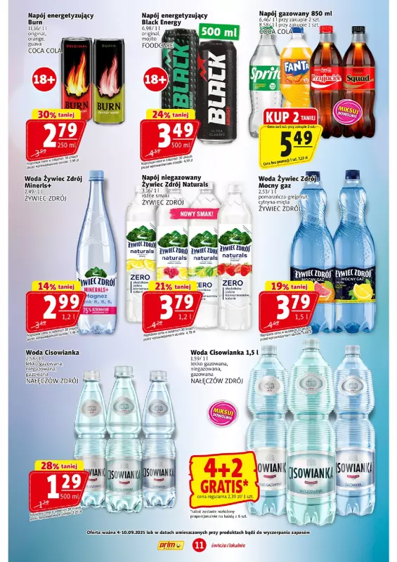 Prim Market - gazetka promocyjna Gazetka od czwartku 04.09 do środy 10.09 - strona 11
