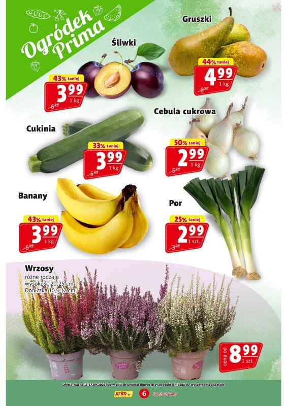 Prim Market - gazetka promocyjna Gazetka od czwartku 11.09 do środy 17.09 - strona 6