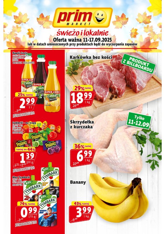 Prim Market - gazetka promocyjna Gazetka od czwartku 11.09 do środy 17.09