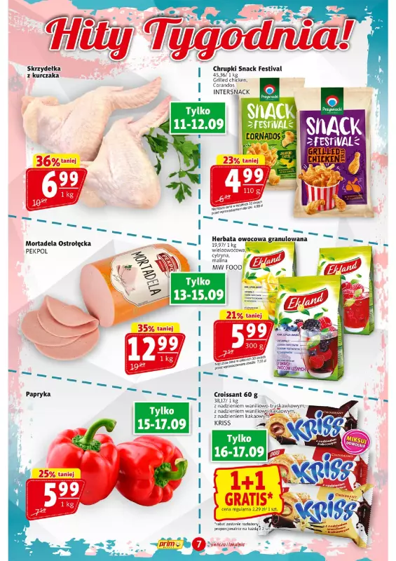 Prim Market - gazetka promocyjna Gazetka od czwartku 11.09 do środy 17.09 - strona 7