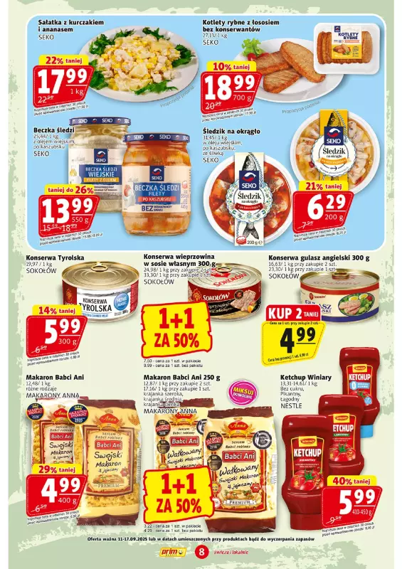 Prim Market - gazetka promocyjna Gazetka od czwartku 11.09 do środy 17.09 - strona 8