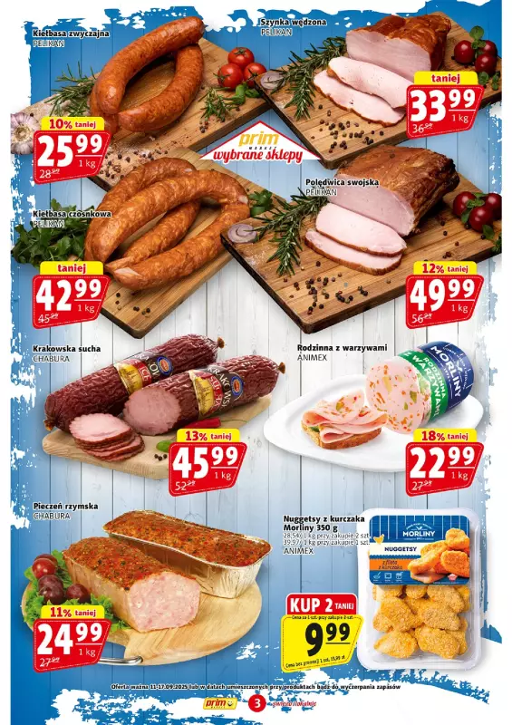 Prim Market - gazetka promocyjna Gazetka od czwartku 11.09 do środy 17.09 - strona 3