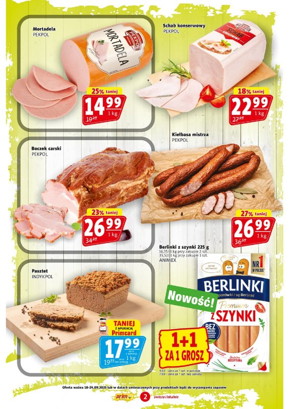 Prim Market - gazetka promocyjna Gazetka od czwartku 18.09 do środy 24.09 - strona 2