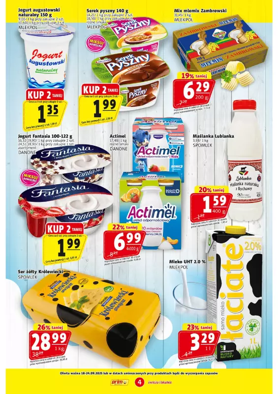Prim Market - gazetka promocyjna Gazetka od czwartku 18.09 do środy 24.09 - strona 4