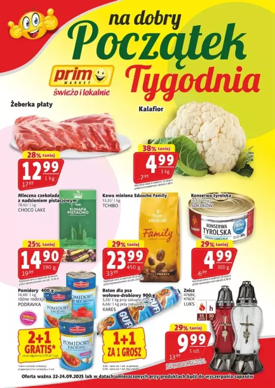 Prim Market - gazetka promocyjna Na dobry początek tygodnia  