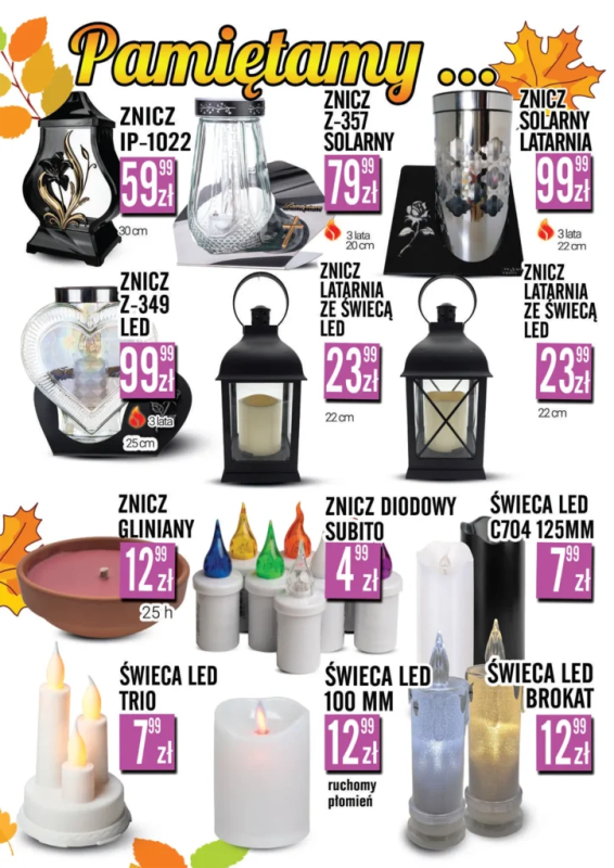 Prim Market - gazetka promocyjna Znicze od środy 24.09 do soboty 01.11 - strona 4