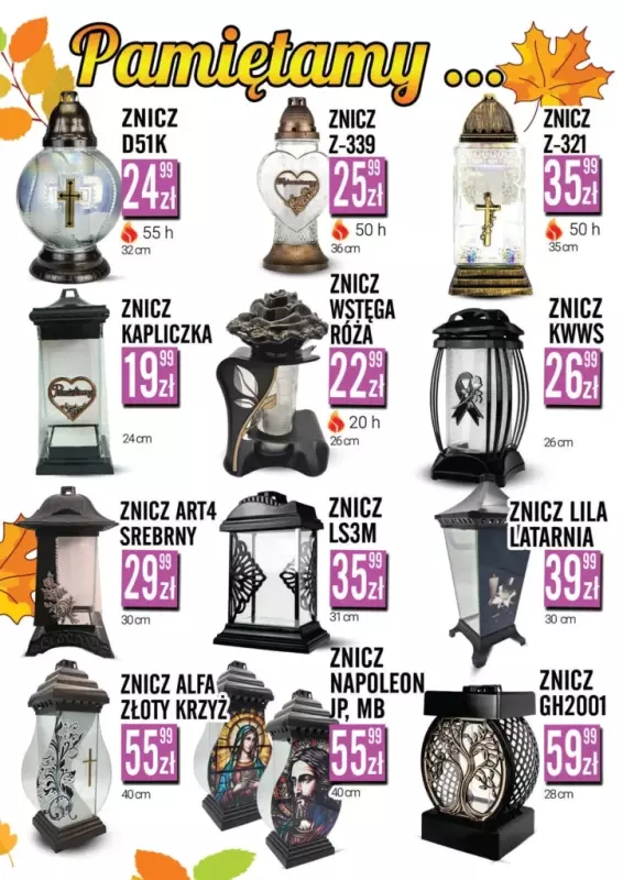 Prim Market - gazetka promocyjna Znicze od środy 24.09 do soboty 01.11 - strona 3