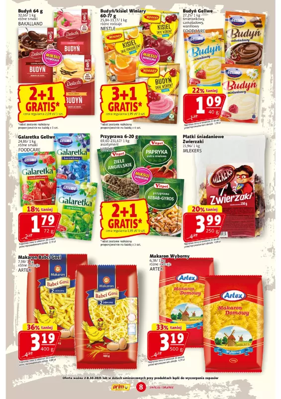 Prim Market - gazetka promocyjna Gazetka od czwartku 02.10 do środy 08.10 - strona 8
