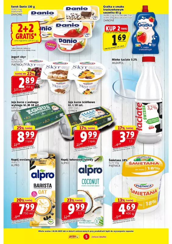 Prim Market - gazetka promocyjna Gazetka od czwartku 02.10 do środy 08.10 - strona 5